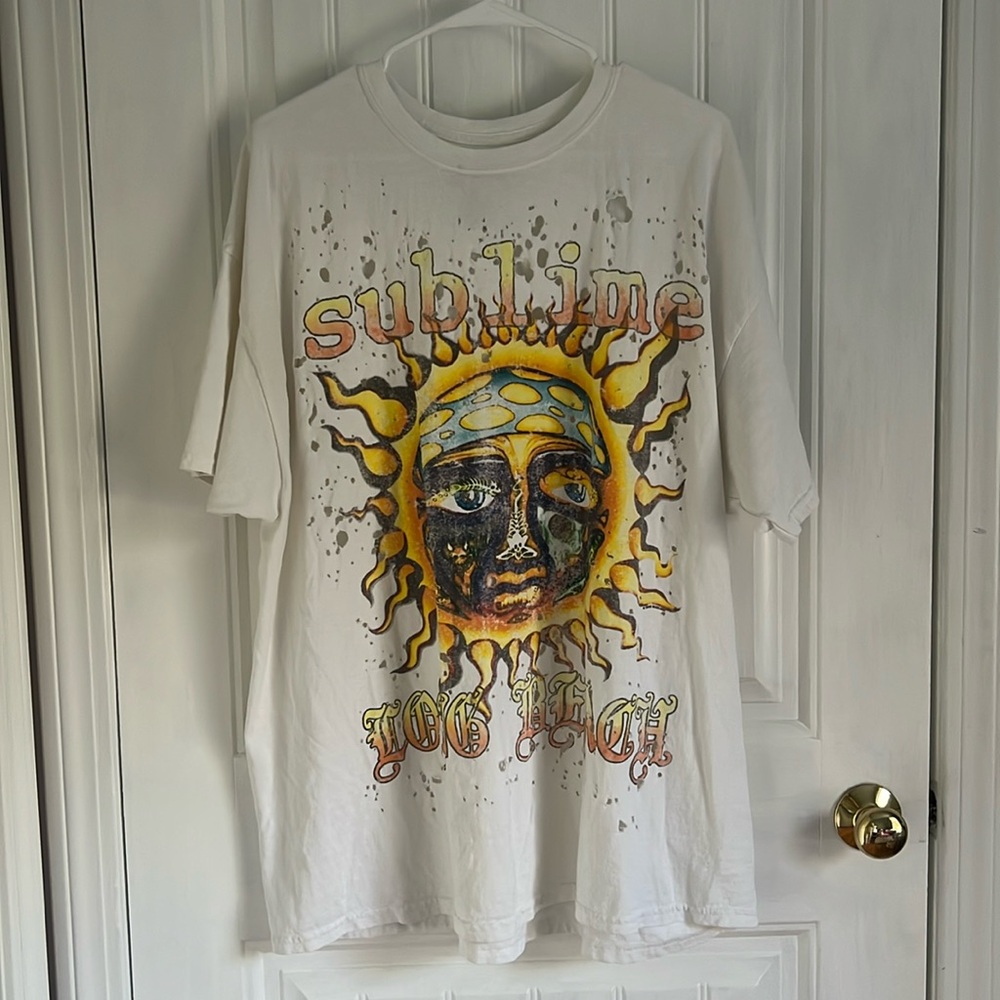 Sublime Oversized Graphic Tee Destroyed